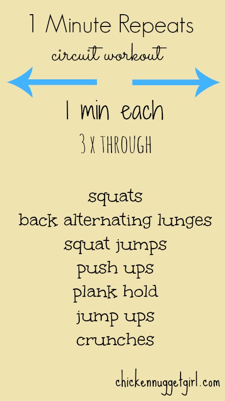 1 Minute Repeat Circuit Workoutmain1